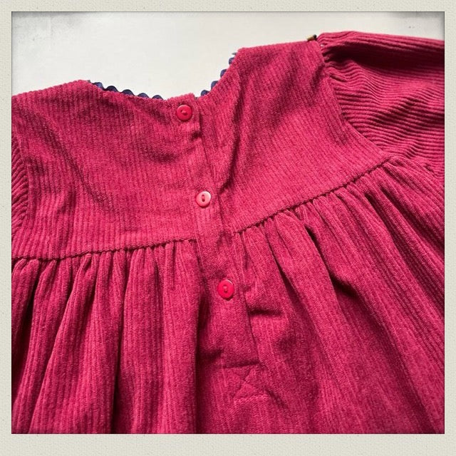 Freya Dress - Burgundy