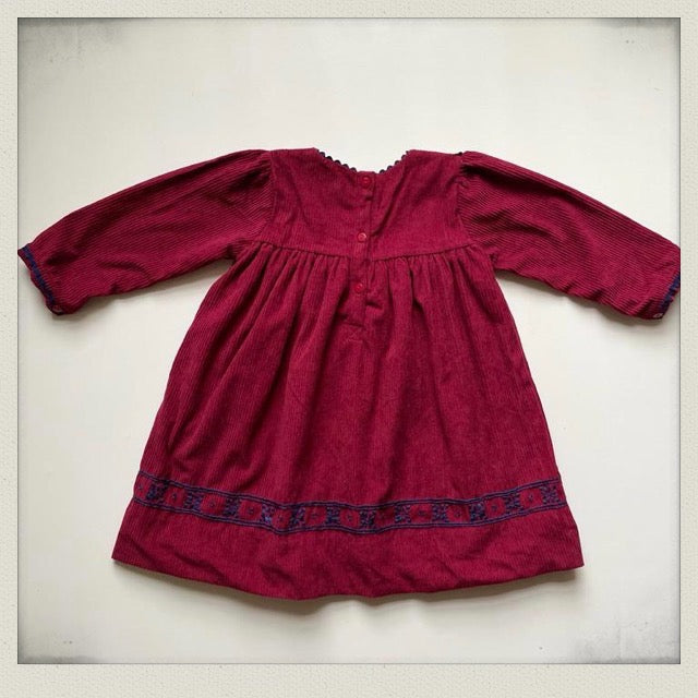 Freya Dress - Burgundy