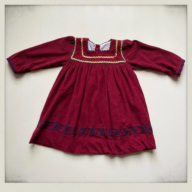 Freya Dress - Burgundy