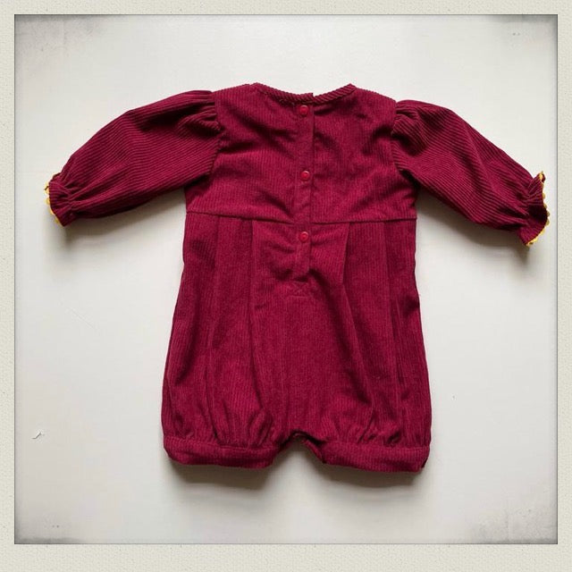 Sawyer Romper - Burgundy