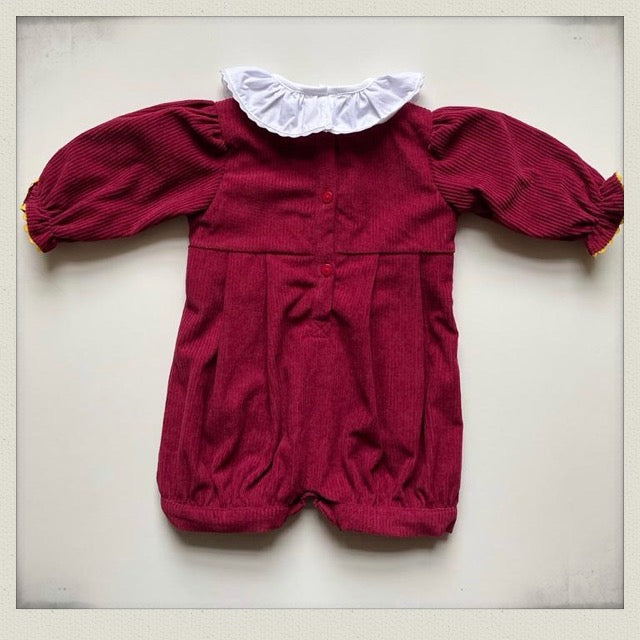 Sawyer Romper - Burgundy